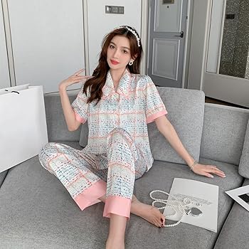 Amazon | [Lieena] レディース ルームウェア なめらかなサテン